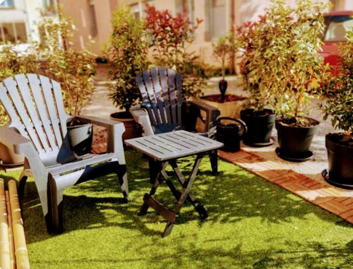 Maison De Village Appartement Rdc Avec Terrasse Gy エクステリア 写真
